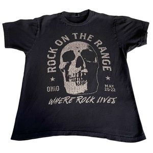 Rock On The Range 2016 Festival Lineup Oversized Adult L Short Sleeve Tee Shirt